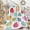 Multicolor-3C-home supplies, variant on ABPWLY Easter Flannel Blanket Striped Printed Decorative Blanket Clearance Dorm Decor Canada Days Home Supplies Decoration