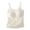 White, variant on Bxsruta Women's Seamless Ribbed Cami with Built in Bra Crew Neck Stretchy Nylon Spandex Tank Top