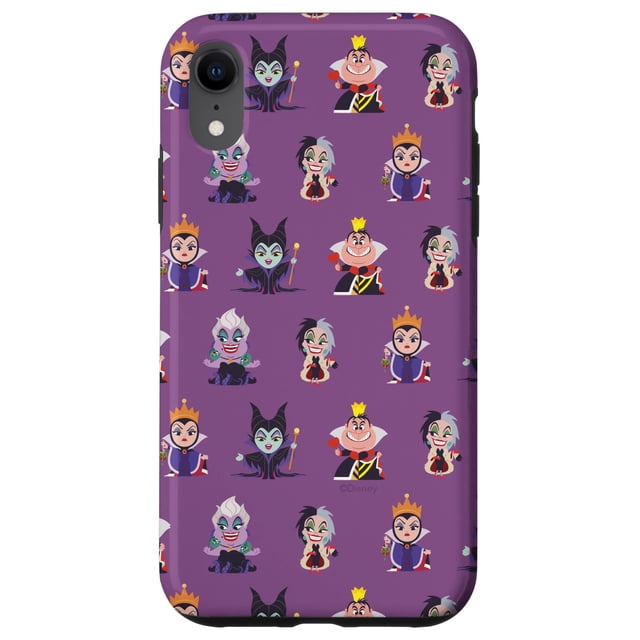 Funda Disney para iPhone XR, color morado, Villanas Kawaii