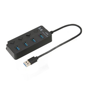 US Séparateur de port,USB 3.0 HUB 4 USB Expandeur de port USB Technologie avancée de Splitter