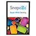 thumbnail image 3 of SnapeZo Poster Frame 13x19 Inches, Black 1 Inch Aluminum Profile, Front-Loading Snap Frame, Wall Mounting, Sleek Series, 3 of 5