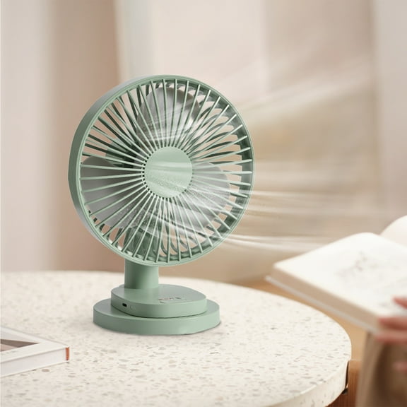 XGFHYJEH Desk Fan, Box Fan, Small Fan, Box Fan Clearance, Small Desk Fan, Small Fans for Desk, Portable Personal Quiet Electric Fan for Home, Plastic