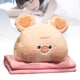 thumbnail image 5 of Juego de almohadas con manta de viaje de animales de peluche Ticfox cerdo, 5 of 12