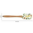 thumbnail image 4 of ievspot Silicone Spatula for Cooking, Heat Resistant Floral Pattern Silicone Spatulas with Wood Handle, Nonstick Scraper for Baking Mixing, 4 of 8