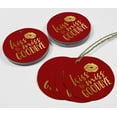 thumbnail image 4 of Inkdotpot Gold Foil Paper Hang Tags Kiss The Miss Goodbye Bridal Shower Favor Tags 100 Pieces, 4 of 6
