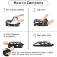 thumbnail image 2 of 6 Pcs Compression Packing Cubes Travel for Suitcases, Luggage Organizer Nylon Washable Storage Bags Set - Packaging Cubes for Backpack Travel Perfect for Women Clothes Carry-Ons and Storage, 2 of 6