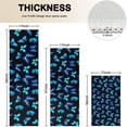 thumbnail image 4 of Black Blue Butterfly Pattern Kitchen Rugs Sets Of 3,Kitchen Runner Rugs Non Skid Washable,Decorative Kitchen Floor Mats for Kitchen,Sink,Laundry,17"x30"+ 17"x47" + 17"x59", 4 of 6