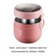 thumbnail image 4 of Inteprter Fiambrera de 600ml de acero inoxidable, portátil, para escuela, senderismo, comida, frutas, contenedor de desayuno, fiambrera lavable para Mostrada Rosado Inteprter HA072903-03, 4 of 6