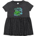 thumbnail image 3 of Inktastic Lets Swim Cute Sea Turtle Girls Baby Dress, 3 of 5