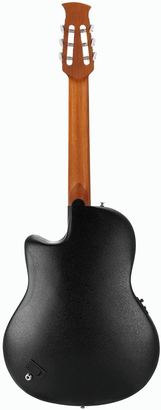 Applause AB24CS-4S Traditional Series Mid-Depth Spruce Nylon-String Classical Acoustic-Electric Guitar Natural