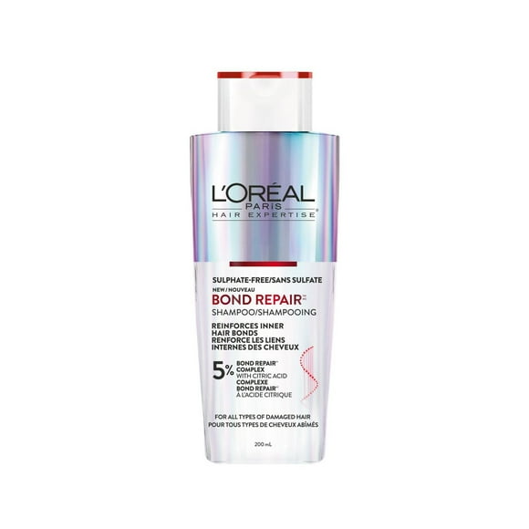 L'Oréal Paris Bond Repair Sulphate-Free Shampoo, 200ml, Shampoo for damaged hair