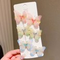 thumbnail image 6 of 118 PCS Butterfly Hair Clips Ties Set for Girls - Cute Butterfly Hair Accessories Kit for Toddlers, Kids, Teens, Women, 6 of 13