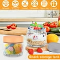 thumbnail image 4 of FUYGRCJ 10oz Overnight Oats Container, 4PCS Overnight Oats Jar with Sealed Lids, 300ml Clear Glass Fruit Yogurt Storage Containers, Airtight Seasoning Storage Jar, 4 of 10
