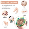 thumbnail image 3 of Cabezales de repuesto para depilación impecable, cuchillas de repuesto Gen 2 para depilación facial con toque final para mujeres, cabezal de afeitar sin dolor para cara con bolsa de franela Gurelax, 3 of 5