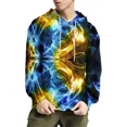 thumbnail image 4 of Sudadera con capucha para hombre lindejuan nueva sudadera con capucha estampado arte grafiti 3D moda urbana hip hop gran tamaño, 4 of 5