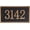 Red Copper, variant on Handcrafted Address Plaque - House Sign Number Wall Plaque for House, Apartment, Office, 911 Visibility Signage