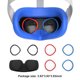 thumbnail image 5 of VR Auriculares Anti-Scratch Lente de silicona Cubiertas Conjunto Reutilizable Realidad Virtual Equipo Protector Kit Surtido Suministros Gaming Azul Inevent EL005864-01, 5 of 7