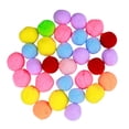 thumbnail image 1 of GOOHOCHY 30 pelotas de peluche de colores para gatos, pompones elásticos para jugar (colores surtidos), 1 of 7