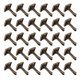 thumbnail image 1 of EeaseMX 300 Uds DIY clavos de dos patas Nailhead cuadrado antiguo tachuelas de dos patas, 1 of 7