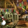 thumbnail image 7 of 2Pack Meteor Shower Lights - 10 Tubes 540 LED Cascading Rain Lights, 20" MultiColor Falling Snow Effect for Christmas, Wedding, Garden Decor, 7 of 7