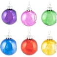 thumbnail image 2 of Raz Imports Box 12 Multicolor Vintage Reflector Glass Christmas Ornaments 2 Inch, 2 of 6