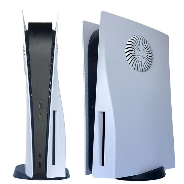 Placa frontal de repuesto con rejilla de ventilación, Cubierta para la consola PS5 Disc Edition. Accesorios para la carcasa lateral. Estuche ABS resistente a los golpes, a los arañazos y al polvo