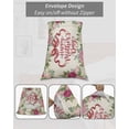 thumbnail image 6 of Mother's Day Body Pillow Case Cover - Microfiber Bed Throw Pillow Covers, Pink Flowers Spring Floral Farmhouse Botanical Decorative Lumbar Pillow Cover with Envelope Closure for Sofa/Travel 20"x54", 6 of 6