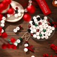 thumbnail image 3 of Juego de muñecos de nieve navideños Yulejo de Craft Beads, 180 unidades, de madera, 3 of 6