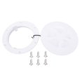 thumbnail image 2 of 4 Inch Deck Plate Round Detachable Circular Sealing Hatch Cover for Marine Deck Plate, Kayak, ABS Material, Easy Installation, Suitable for Various Vessels and Yachts, 2 of 7