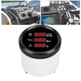 thumbnail image 6 of NFTIGB 52mm Digital Tachometer Oil Pressure Water Temp Gauge 3 in 1 LED Display for Boat Yacht RV Truck Motorcycle Black Dial Black Bezel 810-00325, 6 of 9