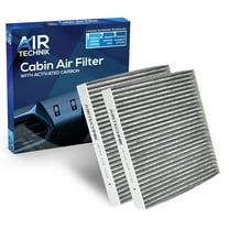 AirTechnik CF10140 Cabin Air Filter w/Activated Carbon 2 Pack  Fits Infiniti FX35, FX45, G35, Mitsubishi Eclipse, Lancer, Outlander, Nissan Altima, Maxima, Murano, Sentra, X-Trail - 27277-4M400