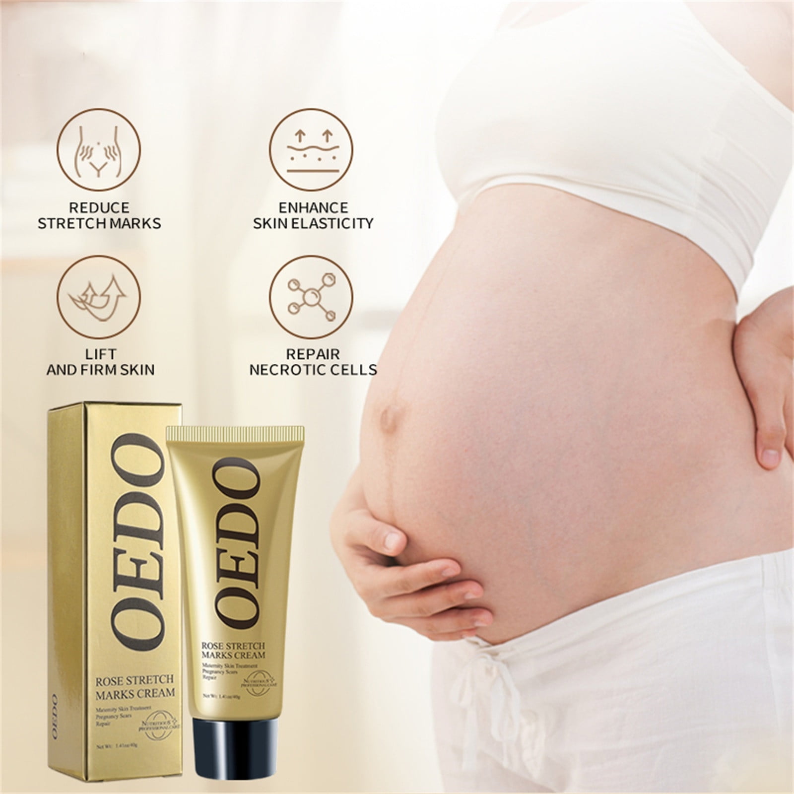 HIMIWAY Stretch Prep Balm Moisturizer for Pregnancy Stretch Marks