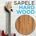 thumbnail image 4 of Pyle Usa Guitar Wall Hanger Mount Stand with Auto-Lock, Stringed Instrument Hook Holder with Real Wood Base., 4 of 6