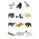 thumbnail image 2 of Paquete de 12 figuras de animales, juguetes para niños, estatuas en miniatura para oficina y dormitorio. Animal salvaje, 2 of 8