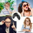 thumbnail image 5 of 20 Pairs Adhesive Eye Glasses Nose Pads, Casewin D Shape Stick on Anti-Slip Soft Silicone, Adhesive Nose Pads Glasses Nose Pad for Glasses, Eyeglasses and Sunglasses(Black), 5 of 6