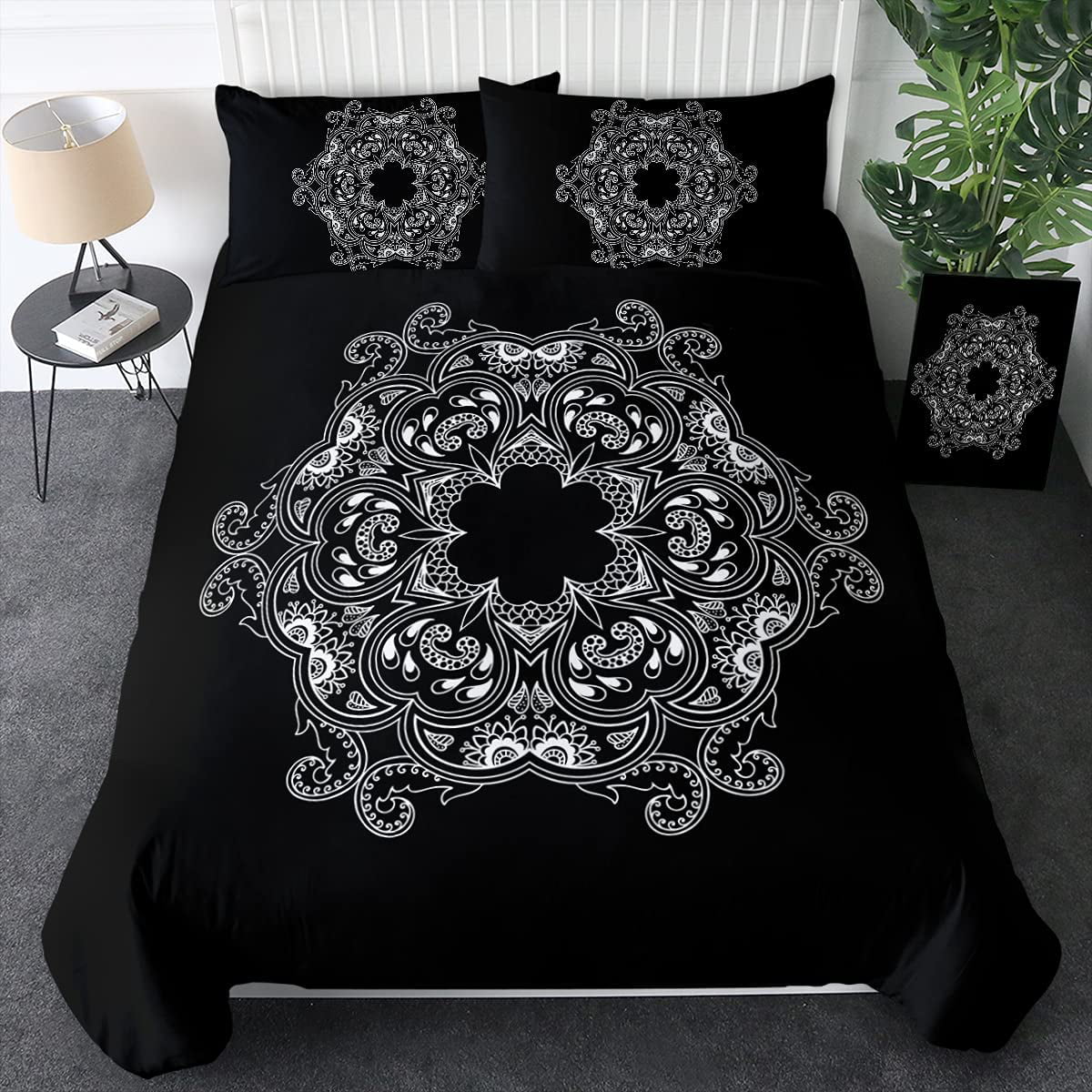 Indian Paisley Duvet Cover Pillow Cases Quilt Cover Bed Linen Bedding Set 