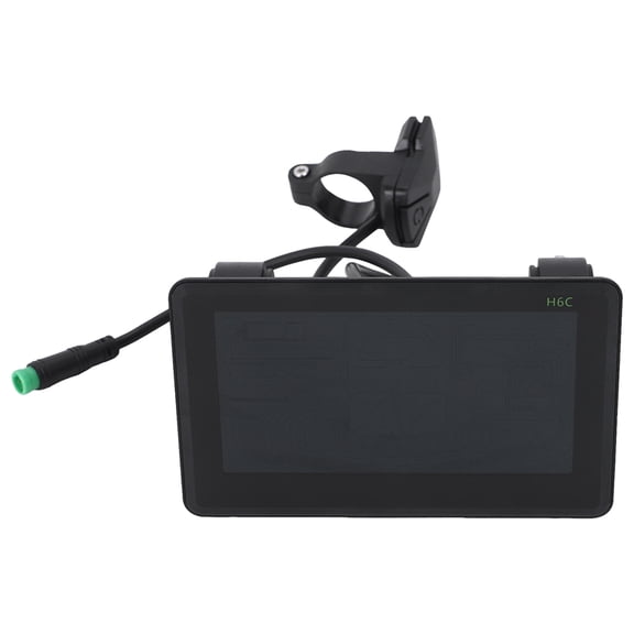 H6C Electric Bike LCD Display Meter 24V-60V E Scooter LCD Panel Color Screen with USB UART for Electric Bike(5PIN)