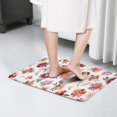 thumbnail image 4 of Pioneer Flower Floral Print Flannel Non Slip Door Rugs,Washable Door Mats Indoor,Decorative Door Mats,Dirt-Resistant and Absorbent Doormat for Entrance,Bedroom,Kitchen,Bathroom,23.5"x16", 4 of 5