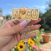 NICU Nurse Badge Reel, Honey Bear Badge, Honey Bear Badge, Cute Bear Badge, Honey Pot Badge, Honey Drip Badge, NICU Nurse Badge
