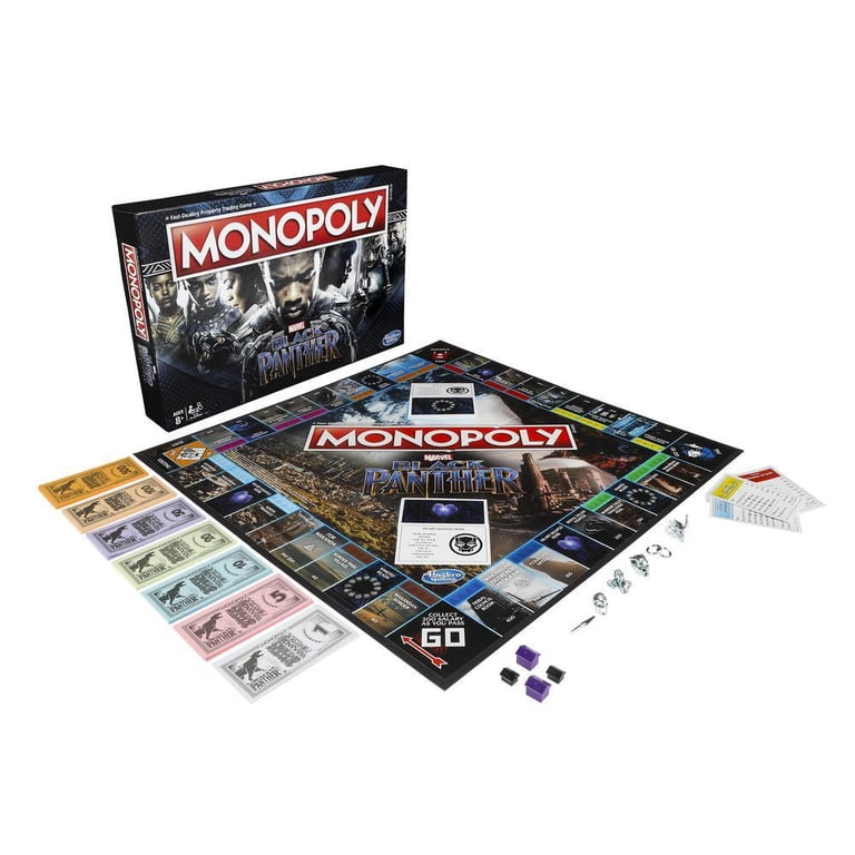 Monopoly: Marvel Studios' Black Panther: Wakanda Forever Edition Board Game, New