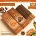 thumbnail image 2 of Frankincense & Myrrh - Combo Pack of Incense Sticks - 100 Inscents-Sticks of Each Scent - Total 200 Insence - Non Toxic Incienso for Smudge Rituals and Spiritual Cleansing of Negative Energies, 2 of 3