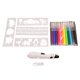 thumbnail image 1 of Spray Graffiti Pen, pulverizador de aerógrafo eléctrico inalámbrico, recargable por USB, juego de bolígrafos de acuarela para niños para fiesta en, 1 of 8