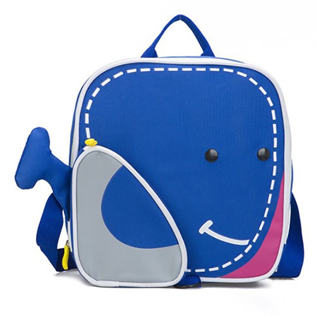 Coofit Toddler Backpack Cartoon Splash-proof Canvas Backpack Kids Animal Backpack