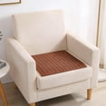 thumbnail image 7 of Natural Bamboo Seat Cushion, Woven Cooling Chair Pad with Breathable Open Lattice Design, Non Slip Summer Mat for Dining Room Kitchen Seating, 15.7"×15.7", AKLJWH, 7 of 7