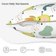 thumbnail image 5 of Kll Orange Green Avocado Decorative Throw Pillow Covers Velvet Soft For Couch Sofa Bedroom Living Room Outdoor -18"X18", 5 of 8