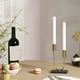 thumbnail image 5 of Candelabro De Metal, Portavelas Para 2 Velas Cónicas, Centro De Mesa De Hierro Para Bodas, Repisa De Chimenea, Decoración Del Hogar, Diseño Clásico, 5 of 6