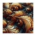 thumbnail image 4 of Acheng Scales Feathers Square Tablecloth Full Width Single-Sided Printing 100% Polyester Fiber 40*40, 4 of 8