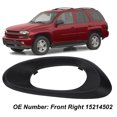 thumbnail image 4 of Panel Embellecedor De Bisel De Manija De Puerta Interior, Pieza De Repuesto ABS Duradera, Compatible Con Trailblazer Base LS LT LTZ SS EXT 2002 2009, 4 of 7