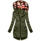 thumbnail image 1 of Puntoco Mujeres Cálido Sudadera Con Capucha Anillo Decoración Cremallera Patchwork Abrigo Chaqueta Larga Prendas De Vestir Exteriores Liquidación Puntoco Puntoco-5109, 1 of 2