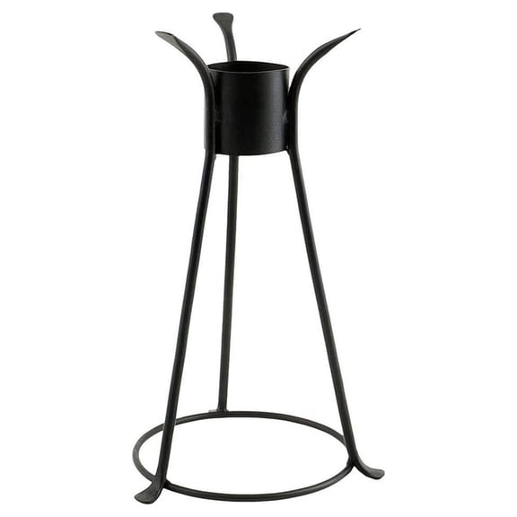 CintBllTer Trestle Ii Stand Indoor Outdoor Glass Gazing Globe Metal Stand Wrought Iron Display Base for Aesthetic Appeal and Decorative in Outdoor Spaces